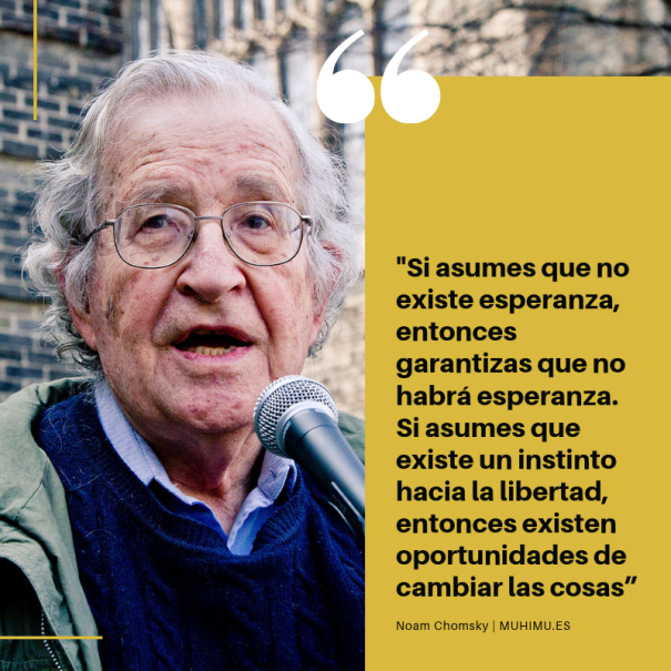 Noam Chomsky i l'esperança a Muhimu